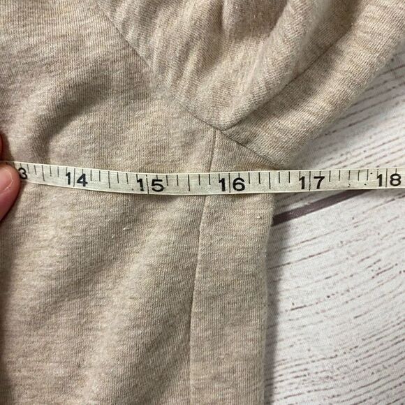 New York & Co women S cotton blend button up long jacket tan - Picture 12 of 13